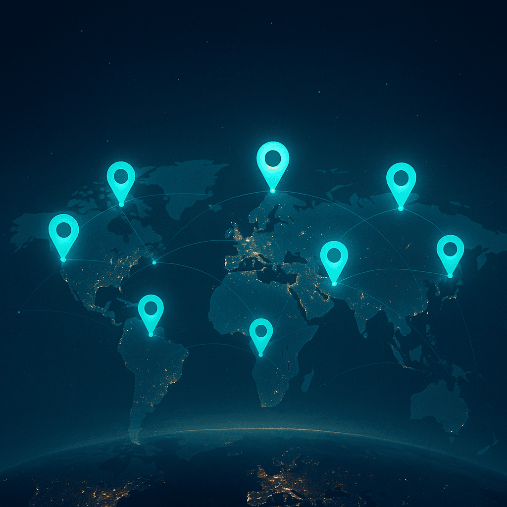 世界規模のリアルタイム地図